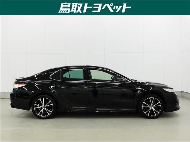 カムリ WS トヨタ認定中古車 ロングラン保証1年 フルセグ メモリーナビ DVD再生 ミュージックプレイヤー接続可 バックカメラ 衝突被害軽減システム ETC ドラレコ LEDヘッドランプ ワンオーナー 記録簿(6枚目)