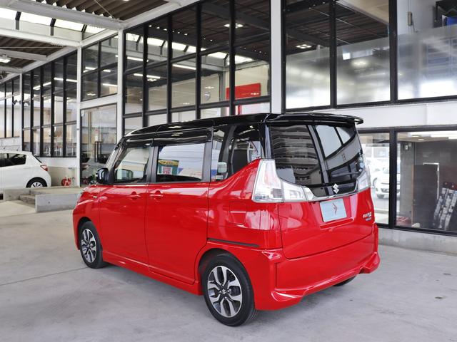 ハイブリッドMV ・ワンオーナー・禁煙車・純SDナビ・フルセグ・ETC・衝突軽減・レーンキープ・LED・純15AW・革巻き・シートヒータ運・両電動スライド・アイドリング・Mウィンカ・Rスポイラ・横滑防止・保証書・記録簿(13枚目)