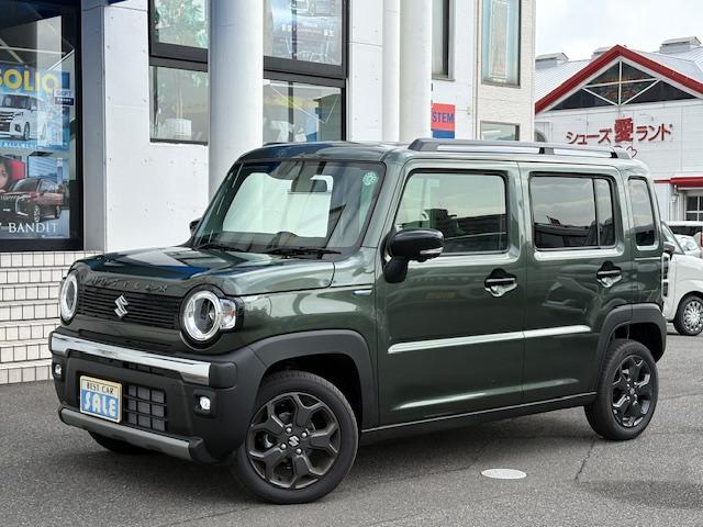 ハスラー タフワイルド　試乗車　全方位モニター　メモリーナビゲーション　ＬＥＤへットライト　クルーズコントロール　スマートキー　ＡＢＳ　エアバック　アルミホイール（3枚目）