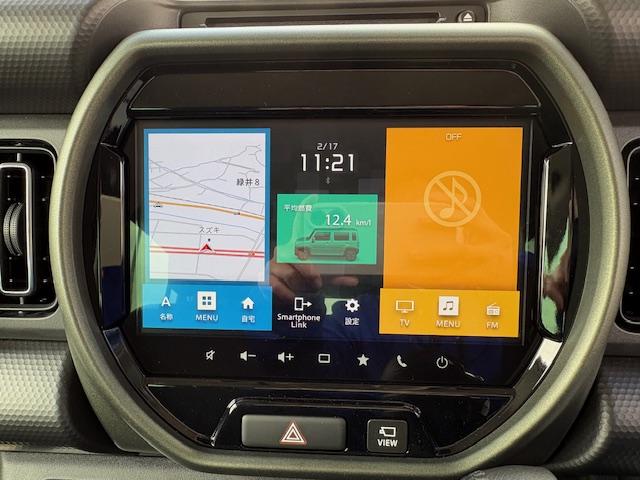 ハスラー タフワイルド　試乗車　全方位モニター　メモリーナビゲーション　ＬＥＤへットライト　クルーズコントロール　スマートキー　ＡＢＳ　エアバック　アルミホイール（7枚目）