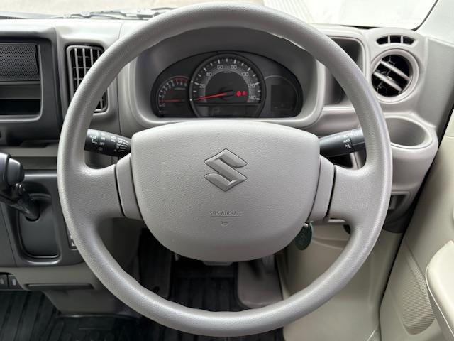 エブリイ ＰＡリミテッド　試乗車　ＥＴＣ車載器　エアバック　ＡＢＳ　ブレーキ軽減装置　コーナーセンサー　アイドリングストップ　オートライト　リヤワイパー　ラジオチューナー　ワイヤレスキー　マニュアルエアコン（64枚目）