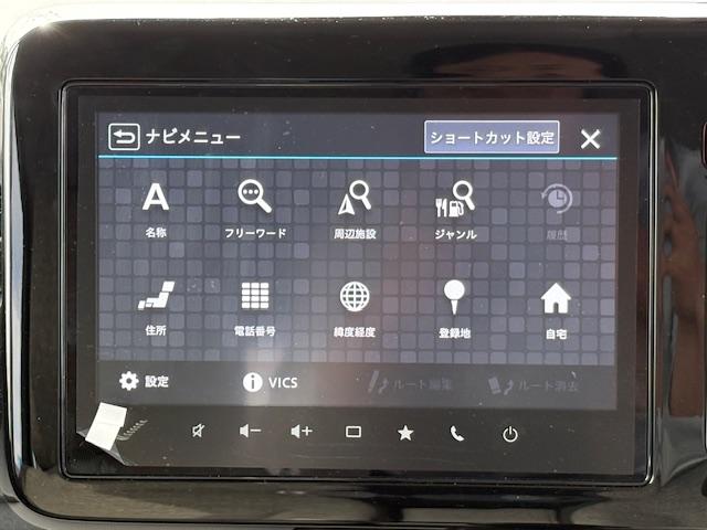 スペーシア ハイブリッドＸ　試乗車　　両側パワースライドドア　全方位モニター　メモリナビゲーション　シートヒーター　アイドリングストップ　スマートキー　オートエアコン　ＡＢＳ　エアバック（3枚目）