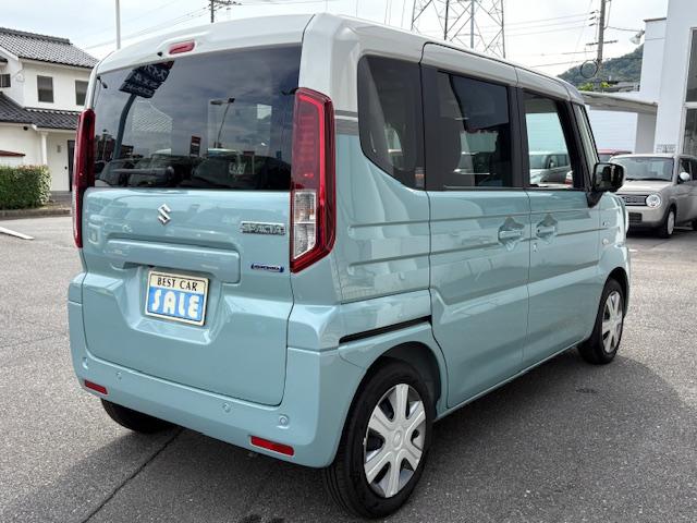 スペーシア ハイブリッドＸ　試乗車　　両側パワースライドドア　全方位モニター　メモリナビゲーション　シートヒーター　アイドリングストップ　スマートキー　オートエアコン　ＡＢＳ　エアバック（13枚目）