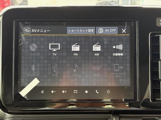ワゴンＲスマイル ハイブリッドＸ　試乗車　全方位モニター　ＣＤ再生　ＤＶＤ再生　スマートキー　フルセグＴＶ　ＡＢＳ　エアバック　両側パワースライド　シートヒーターオートエアコン（3枚目）