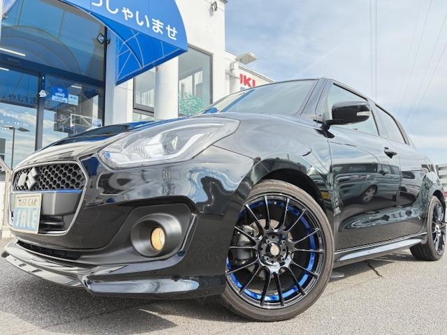 スイフト RSt LEDへットライト オートエアコン 社外マフラー 社外アルミホイール スマートキー シートヒーター オートライト クルーズコントロール ABS エアバック(61枚目)