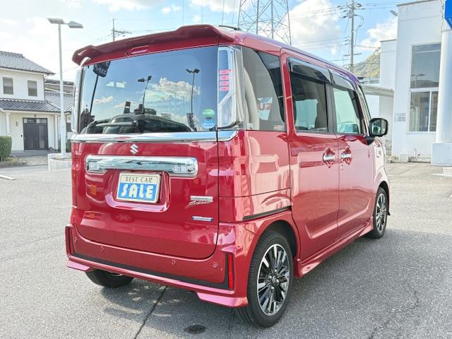 スペーシアカスタム ハイブリッドＸＳ　メモリーナビゲーション　フルセグＴＶ　前後ドライブレコーダー　ＥＴＣ車載器　ＣＤ／ＤＶＤ再生　シートヒーター　両側パワースライドア　全方位モニターカメラ（7枚目）