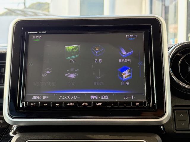 スペーシアカスタム ハイブリッドＸＳ　メモリーナビゲーション　フルセグＴＶ　前後ドライブレコーダー　ＥＴＣ車載器　ＣＤ／ＤＶＤ再生　シートヒーター　両側パワースライドア　全方位モニターカメラ（10枚目）