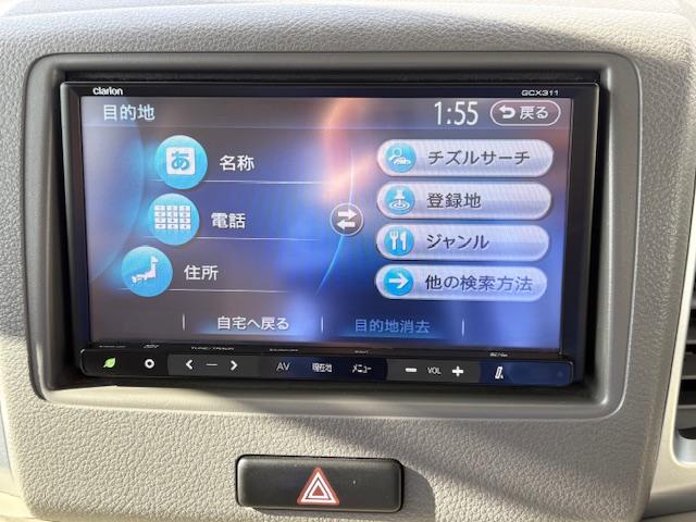 スペーシア 　メモリーナビゲーション　スマートキー　ＣＤ／ＤＶＤ再生　オートエアコン　オートライト　片側パワースライドドア　アイドリングストップエアバック　ＡＢＳ　プッシュスタートボタン（5枚目）