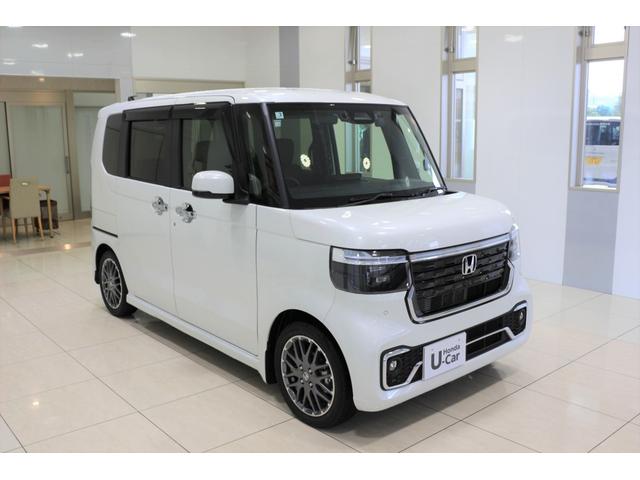 Ｎ－ＢＯＸカスタム ターボ　ホンダセンシング　横滑り防止装置　前後ドライブレコーダー　ナビ　バックカメラ　ＥＴＣ　充電用ＵＳＢジャック　両側パワースライドドア　シートヒーター　クルーズコントロール　アルミホイール　スマートキー（8枚目）