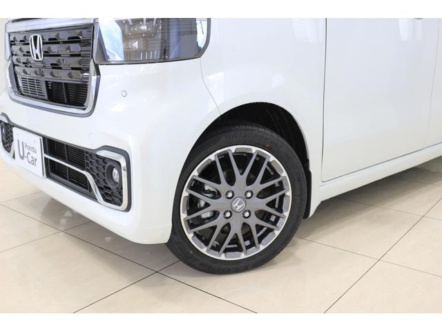 Ｎ－ＢＯＸカスタム ターボ　ホンダセンシング　横滑り防止装置　前後ドライブレコーダー　ナビ　バックカメラ　ＥＴＣ　充電用ＵＳＢジャック　両側パワースライドドア　シートヒーター　クルーズコントロール　アルミホイール　スマートキー（9枚目）