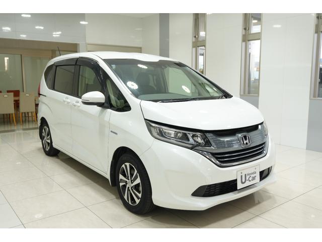 フリードハイブリッド ハイブリッド・EX Sパッケージ ホンダセンシング 横滑り防止装置 ホンダインターナビ ETC 充電用USBジャック LEDヘッドライト シートヒーター パワースライドドア クルーズコントロール アルミホイール 6人乗り(8枚目)