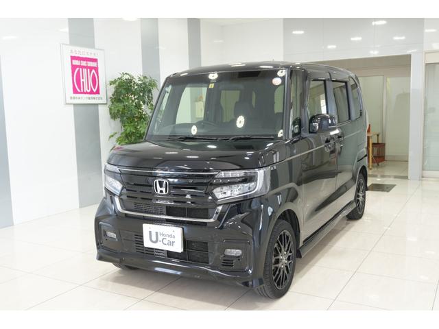 Ｎ－ＢＯＸカスタム Ｌターボスタイル＋ブラック　ホンダセンシング　横滑り防止装置　障害物センサー　４ＷＤ　ターボ　ナビ　バックカメラ　ＥＴＣ　充電用ＵＳＢジャック　パワースライドドア　シートヒーター　アルミホイール（5枚目）