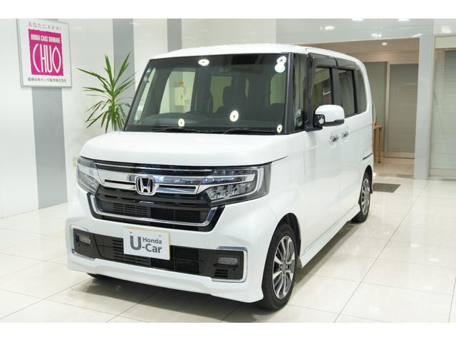 Ｎ－ＢＯＸカスタム Ｌ　ホンダセンシング　横滑り防止装置　障害物センサー　ドラレコ　ナビ　バックカメラ　充電用ＵＳＢジャック　パワースライドドア　シートヒーター　シートバックテーブル　クルコン　アルミホイール　スマートキー（5枚目）