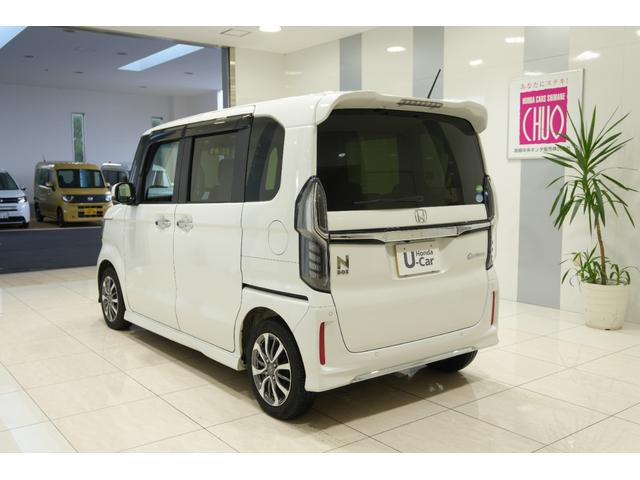 Ｎ－ＢＯＸカスタム Ｌ　ホンダセンシング　横滑り防止装置　障害物センサー　ドラレコ　ナビ　バックカメラ　充電用ＵＳＢジャック　パワースライドドア　シートヒーター　シートバックテーブル　クルコン　アルミホイール　スマートキー（6枚目）