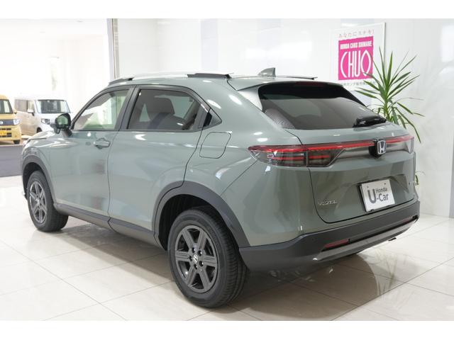 ヴェゼル ｅ：ＨＥＶＸ・ＨｕＮＴパッケージ　元試乗車　ホンダセンシング　障害物センサー　横滑り防止装置　ナビ　バックカメラ　本革巻ステアリング　ルーフレール　クルーズコントロール　アルミホイール　スマートキー（6枚目）