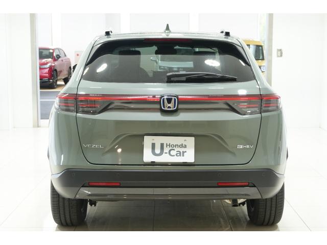 ヴェゼル ｅ：ＨＥＶＸ・ＨｕＮＴパッケージ　元試乗車　ホンダセンシング　障害物センサー　横滑り防止装置　ナビ　バックカメラ　本革巻ステアリング　ルーフレール　クルーズコントロール　アルミホイール　スマートキー（7枚目）