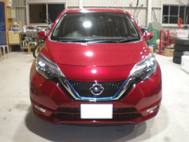 ノート e-パワー X Vセレクション ワタナベ16インチホイール・KYB Lowfer Sporte PLUS新品・MOMOタイヤ195/55R16新品・ナビ・TV・LEDヘッドライト・ETC・ドラレコ・アラウンドビューモニター(2枚目)