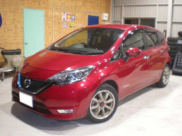 ノート e-パワー X Vセレクション ワタナベ16インチホイール・KYB Lowfer Sporte PLUS新品・MOMOタイヤ195/55R16新品・ナビ・TV・LEDヘッドライト・ETC・ドラレコ・アラウンドビューモニター(7枚目)