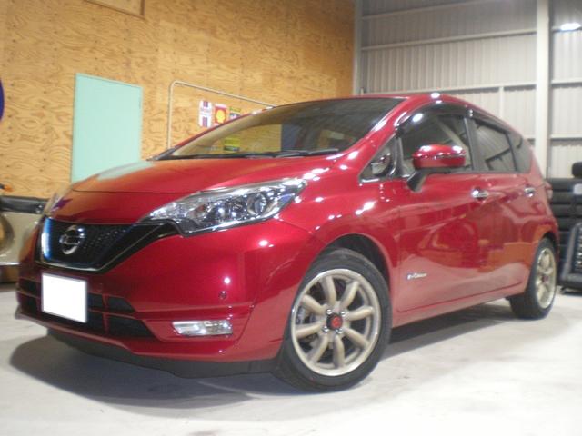 ノート e-パワー X Vセレクション ワタナベ16インチホイール・KYB Lowfer Sporte PLUS新品・MOMOタイヤ195/55R16新品・ナビ・TV・LEDヘッドライト・ETC・ドラレコ・アラウンドビューモニター(9枚目)