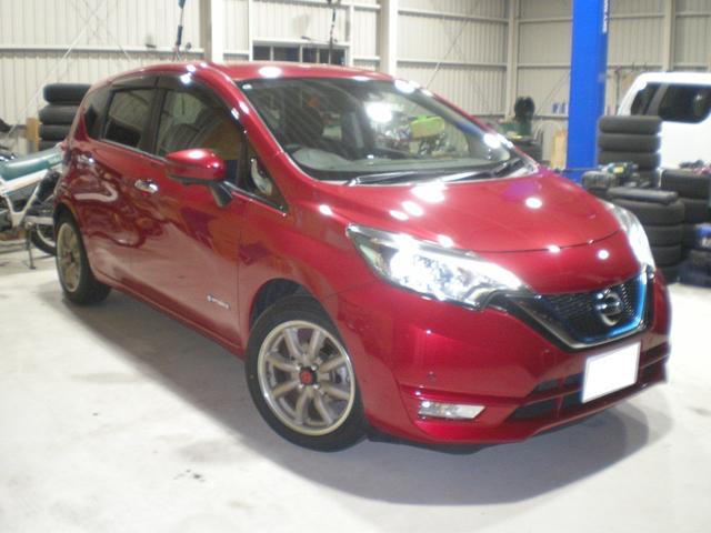 ノート e-パワー X Vセレクション ワタナベ16インチホイール・KYB Lowfer Sporte PLUS新品・MOMOタイヤ195/55R16新品・ナビ・TV・LEDヘッドライト・ETC・ドラレコ・アラウンドビューモニター(29枚目)