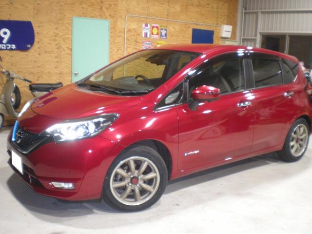 ノート e-パワー X Vセレクション ワタナベ16インチホイール・KYB Lowfer Sporte PLUS新品・MOMOタイヤ195/55R16新品・ナビ・TV・LEDヘッドライト・ETC・ドラレコ・アラウンドビューモニター(30枚目)