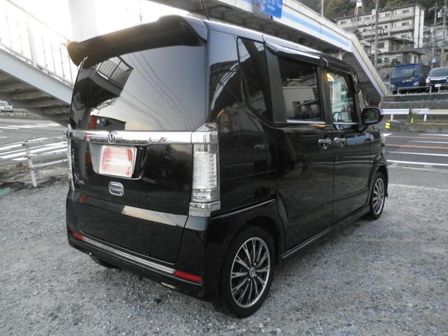 N-BOXカスタム G ターボSSパッケージ ターボ 8インチナビフルセグ Bluetoothオーディオ Bカメラ ETC 両側パワスラ レザー調シートカバー オートクルーズ 禁煙車(7枚目)