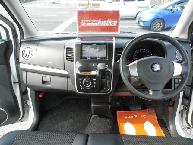 ワゴンRスティングレー リミテッド ナビワンセグ Bカメラ ETC ハーフレザー スマートキー(11枚目)