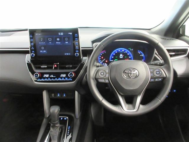 カローラクロス ハイブリッド Z フルセグ ミュージックプレイヤー接続可 バックカメラ 衝突被害軽減システム ETC LEDヘッドランプ ワンオーナー 記録簿 アイドリングストップ(13枚目)