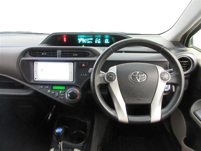 アクア G ワンセグ メモリーナビ ミュージックプレイヤー接続可 バックカメラ ETC ドラレコ ワンオーナー 記録簿 アイドリングストップ(12枚目)