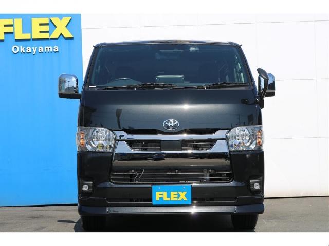 スーパーGL ダークプライムII 新車 ディーゼル2WD ライトカスタムPKG アルパインBIG-X11インチフルセグSDナビ&連動ドラレコ フロントスポイラー 2インチローダウン施工 オーバーフェンダー 17インチアルミ&タイヤ(4枚目)