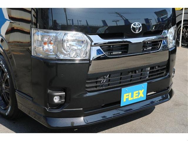 スーパーGL ダークプライムII 新車 ディーゼル2WD ライトカスタムPKG アルパインBIG-X11インチフルセグSDナビ&連動ドラレコ フロントスポイラー 2インチローダウン施工 オーバーフェンダー 17インチアルミ&タイヤ(5枚目)