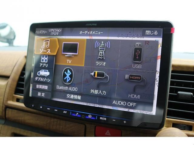 ハイエースバン ロングＤＸ　新車　ＤＸ　ガソリン２ＷＤ　４ナンバー　ウッドリム　ＲｅＣｌａｓｓｉｃ丸目一式　ブラックエディション　オーバーフェンダー　ＬＥＤテールランプ　ＢＩＧＸ１１インチＳＤナビ　ＥＴＣ　フォグランプ（5枚目）