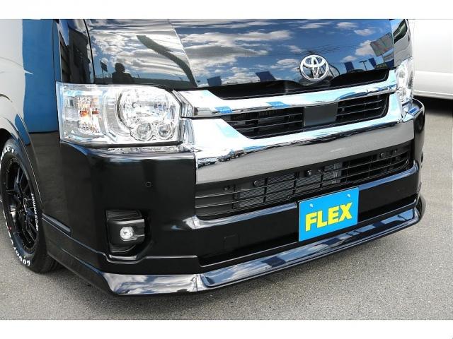 ハイエースワゴン GL ロング ファインテックツアラー 新車ワゴンファインテックツアラー オットマン付キャプテンシート4脚 トヨタ車体製 コンプリート済 BIG-X 12.8フリップ ETC 1.5インチローダウン 17インチアルミホイール ナスカータイヤ(9枚目)
