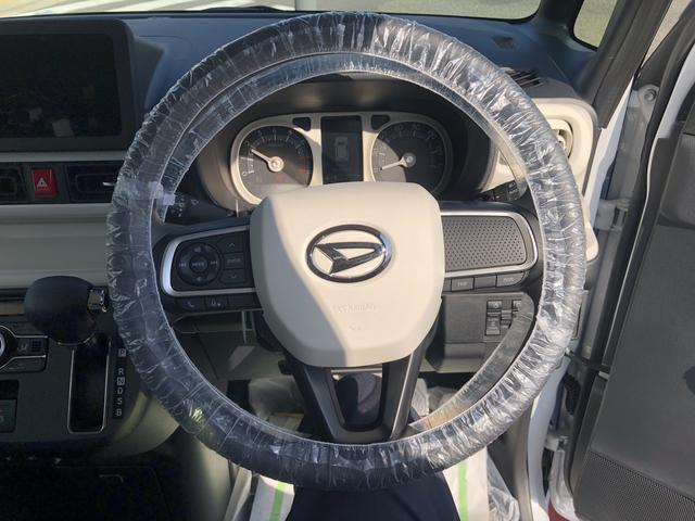 ムーヴキャンバス ストライプスG ツートンカラー LEDヘッドライト/フォグランプ 両側パワースライドドア コーナーセンサー 運転席/助手席シートヒーター 禁煙車 記録簿 認定中古車 レーンアシスト 衝突回避支援システム搭載車(13枚目)