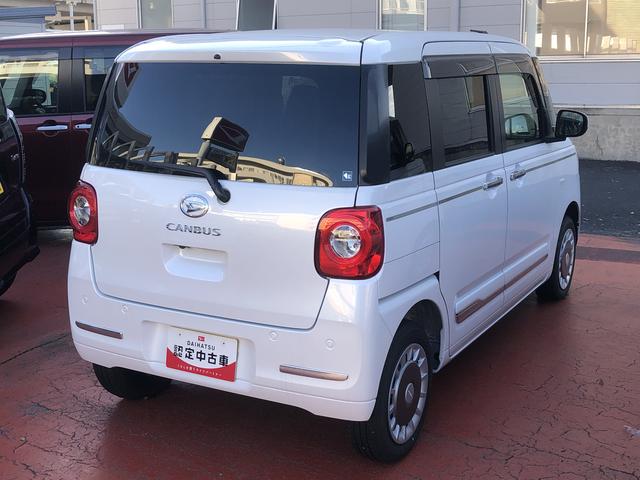 ムーヴキャンバス セオリーＧ　４ＷＤ　ＬＥＤヘッドライト　両側パワ－スライドドア　コーナーセンサー　運転席／助手席シートヒーター　禁煙車　記録簿　認定中古車　レーンアシスト　オートマチックハイビーム　衝突回避支援システム搭載車（6枚目）