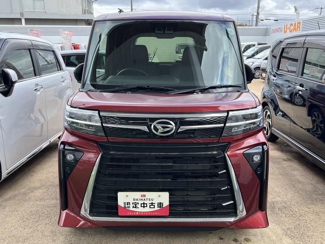 タント カスタムＸ　ＬＥＤヘッドライト　両側パワースライドドア　クリアランスソナー　前席シートヒーター　禁煙車　記録簿　認定中古車　レーンアシスト　オートマチックハイビーム　衝突回避支援システム搭載車（4枚目）