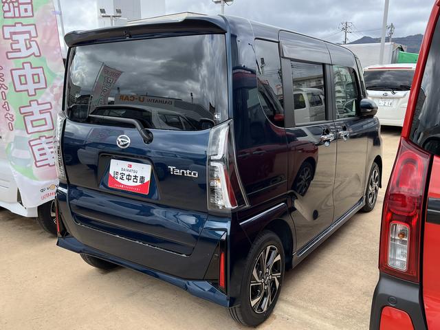 タント カスタムＸ　ＬＥＤヘッドライト　クリアランスソナー　両側パワースライドドア　前席シートヒーター　禁煙車　記録簿　認定中古車　レーンアシスト　オートマチックハイビーム　衝突回避支援システム搭載車（5枚目）