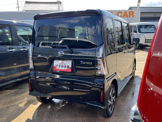 タント カスタムＸ　ＬＥＤヘッドライト／フォグランプ　コーナーセンサー　両側パワースライドドア　運転席／助手席シートヒーター　禁煙車　記録簿　認定中古車　レーンアシスト　衝突回避支援システム搭載車（5枚目）