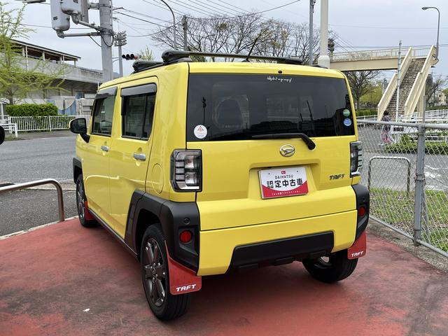 タフト Ｇターボ　ワンオーナー　ＬＥＤヘッドライト　ガラスルーフ　ターボ　記録簿　　禁煙車　レーンアシスト　オートマチックハイビーム　認定中古車　プッシュボタンスタート　スマートキー　衝突回避支援システム搭載車（5枚目）