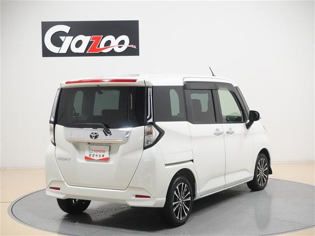 ルーミー カスタムG-T フルセグ メモリーナビ DVD再生 ミュージックプレイヤー接続可 バックカメラ 衝突被害軽減システム ETC ドラレコ 両側電動スライド LEDヘッドランプ ウオークスルー ワンオーナー 記録簿(4枚目)