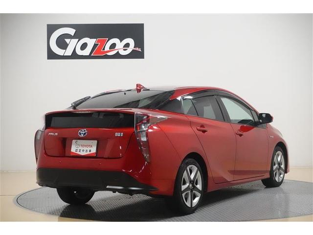 プリウス Ａツーリングセレクション　フルセグ　メモリーナビ　ＤＶＤ再生　ミュージックプレイヤー接続可　バックカメラ　衝突被害軽減システム　ＥＴＣ　ＬＥＤヘッドランプ　ワンオーナー　記録簿（4枚目）