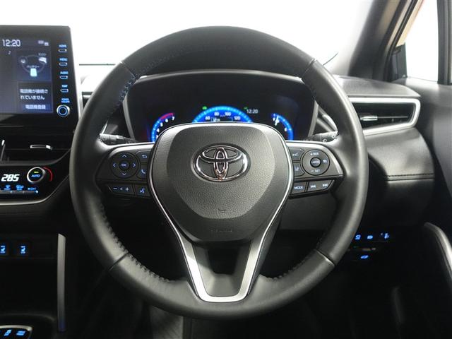 カローラクロス ハイブリッド　Ｚ　ミュージックプレイヤー接続可　バックカメラ　衝突被害軽減システム　ＥＴＣ　ドラレコ　ＬＥＤヘッドランプ　ワンオーナー　フルエアロ　記録簿（30枚目）