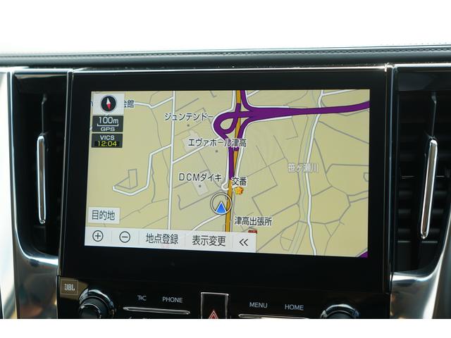 アルファードハイブリッド ＳＲ　Ｃパッケージ　サンルーフ　ＴＲＤエアロ・１９インチアルミ　メーカー１０．５インチＳＤナビ　１３．３インチ後席モニター　ＪＢＬ　ＤＶＤプレーヤー　パノラミックビュー　ブランドスポットモニター　シートヒーター・クーラー（6枚目）