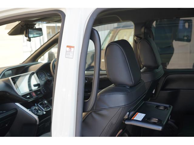 ヴォクシー ハイブリッドZS 煌II 純正10インチSDナビTV 12.1インチ後席モニター Clazzio製シートカバー クリアランスソナー LEDヘッドライト 純正16インチ鍛造ホイール 両側パワースライドドア シートヒーター ETC(53枚目)