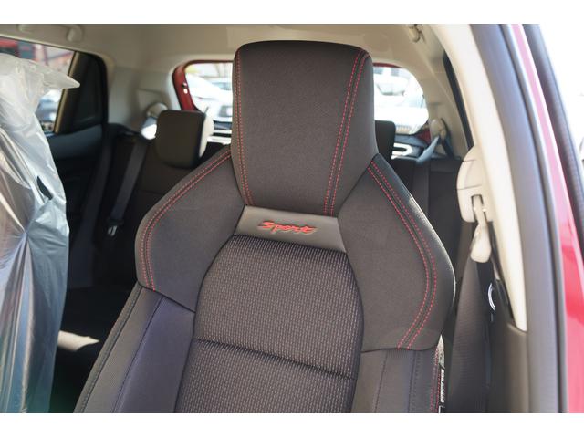 ｓｐｏｒｔｓロゴ入ブラックファブリックスポーツシート装備☆優れた通気性と柔らかい肌触りが特徴的なファブリックシート☆季節を問わず快適な座り心地です☆