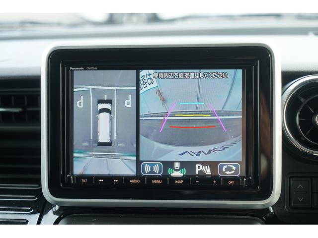 スペーシアカスタム ハイブリッドＸＳターボ　純正パナソニック８インチＳＤナビＴＶ　全方位モニター　ヘッドアップディスプレイ　衝突軽減　パーキングセンサー　ＬＥＤヘッドライト　両側パワースライドドア　運転席シートヒーター　メッキグリル　ＥＴＣ（5枚目）