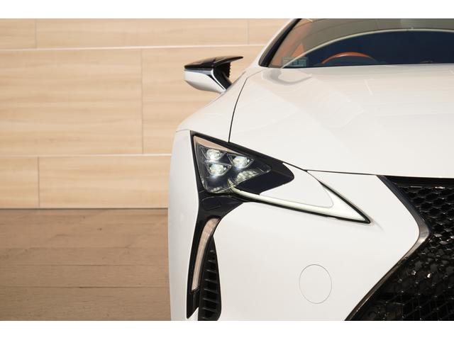 ＬＣ ＬＣ５００　Ｓパッケージ　マークレビンソン　ＴＲＤエアロ　オレンジ／ブラック内装　カーボンルーフ　ＯＰブラックグリル・ランプガーニッシュ・ロッカーパネルモーディング　オレンジブレーキキャリパー　ヘッドアップディスプレイ　寒冷地（10枚目）