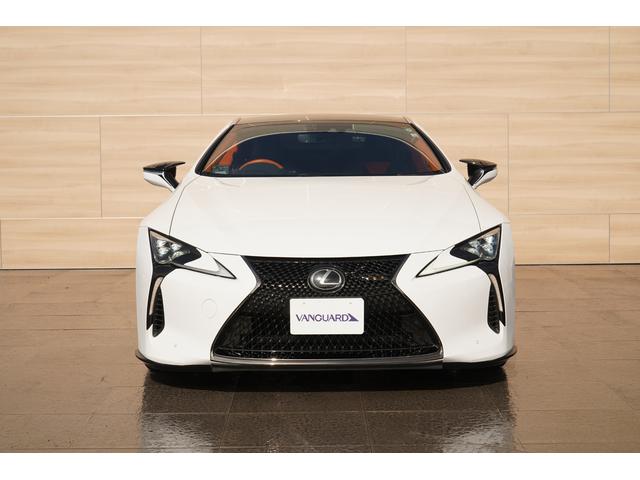 ＬＣ ＬＣ５００　Ｓパッケージ　マークレビンソン　ＴＲＤエアロ　オレンジ／ブラック内装　カーボンルーフ　ＯＰブラックグリル・ランプガーニッシュ・ロッカーパネルモーディング　オレンジブレーキキャリパー　ヘッドアップディスプレイ　寒冷地（13枚目）