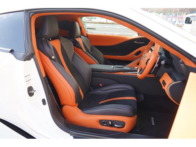 ＬＣ ＬＣ５００　Ｓパッケージ　マークレビンソン　ＴＲＤエアロ　オレンジ／ブラック内装　カーボンルーフ　ＯＰブラックグリル・ランプガーニッシュ・ロッカーパネルモーディング　オレンジブレーキキャリパー　ヘッドアップディスプレイ　寒冷地（18枚目）
