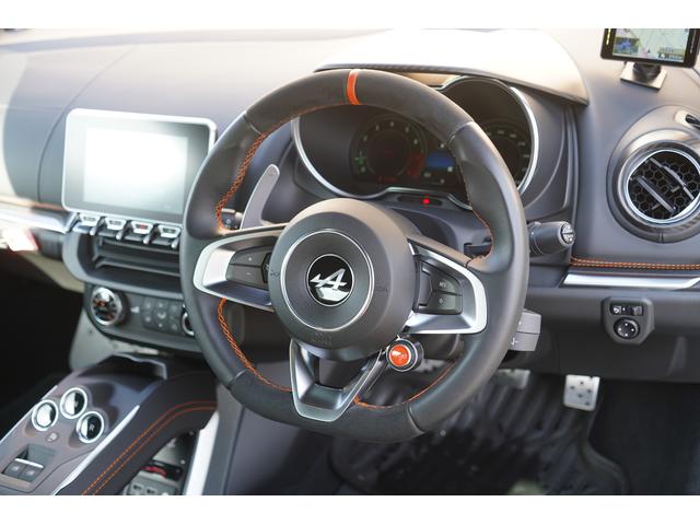 A110 S 右ハンドル ブラングラシエ 2シーター アルミニウム製軽量ボディ Sabelr軽量モノコックバケットシート Focalサウンド 18インチアロイホイール オレンジブレーキキャリパー レーダー探知機(21枚目)